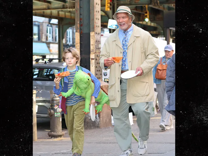 Theo Leber and Dwayne Johnson getty 1