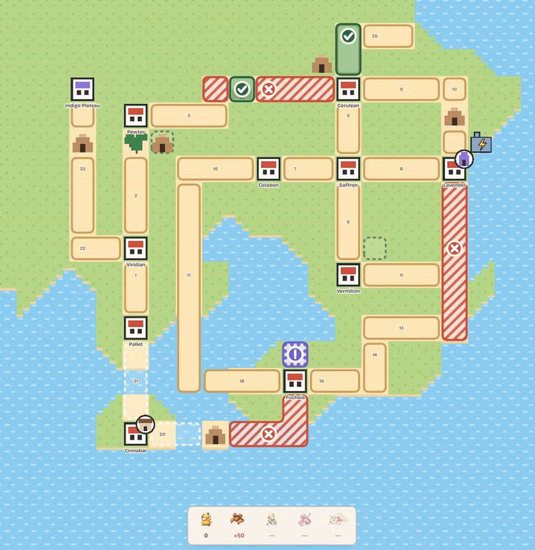 The PokkeMap daily game.