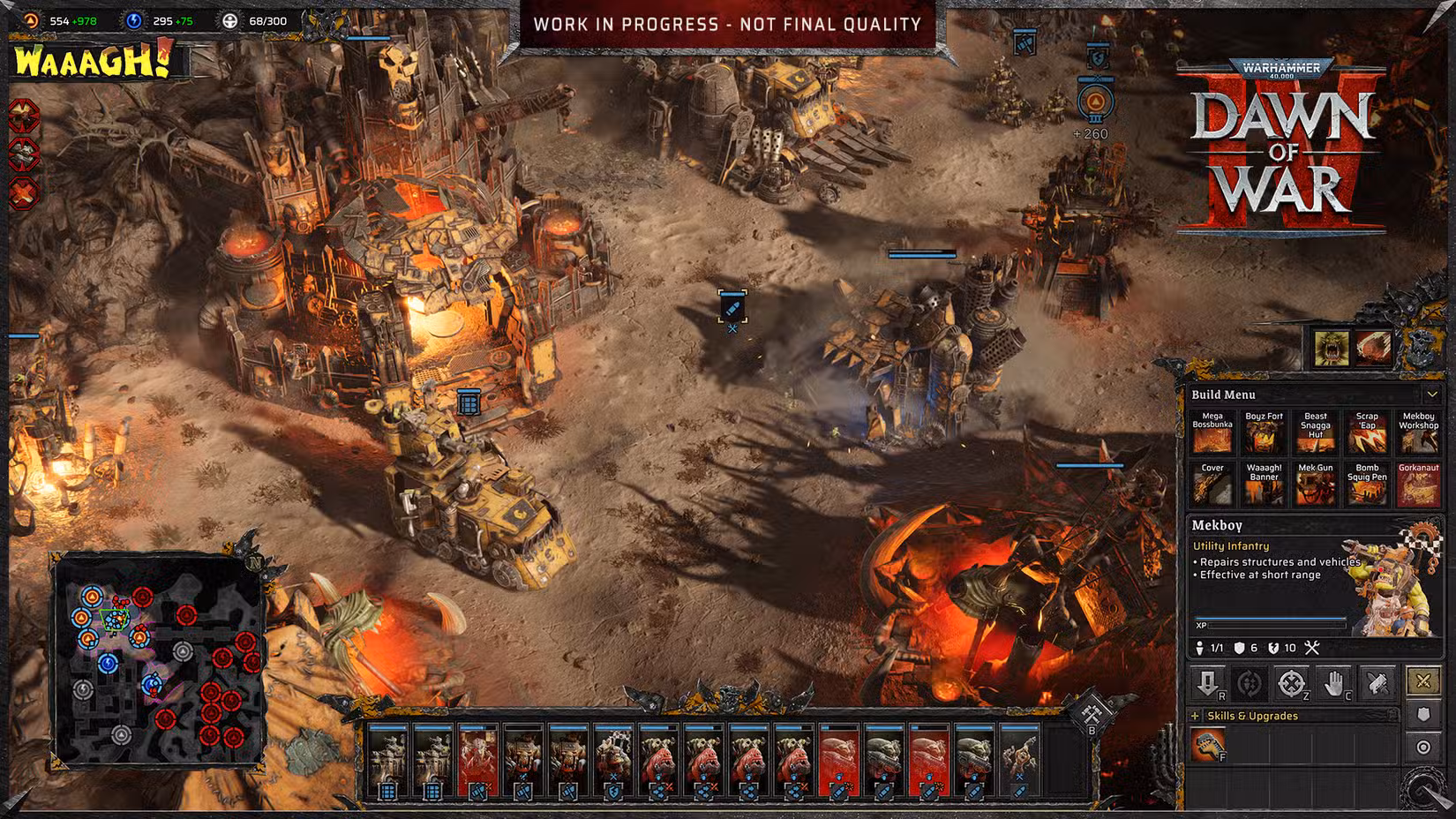 Ork faction gameplay in Warhammer 40,000: Dawn of War 4