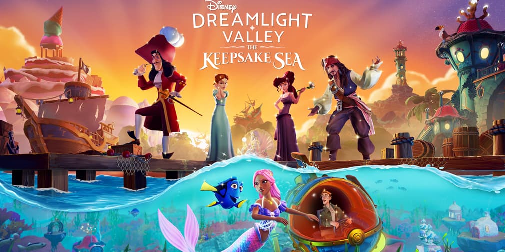 Disney Dreamlight Valley unveils new look at its massive upcoming Keepsake Sea expansion