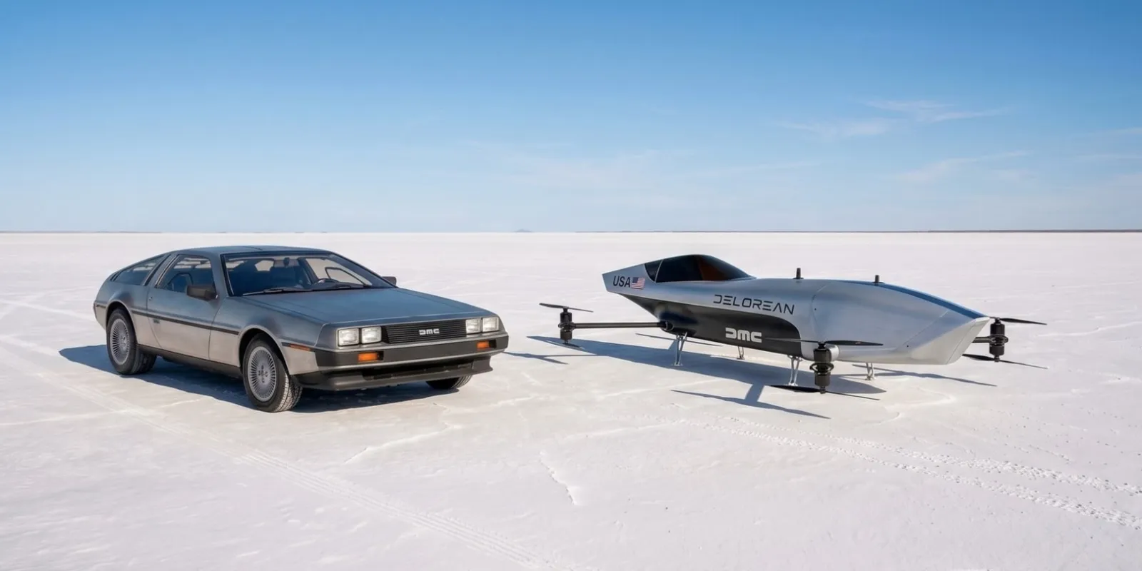 DeLorean Goes Flying for Real, Enters Airspeeder International Series as a Constructor