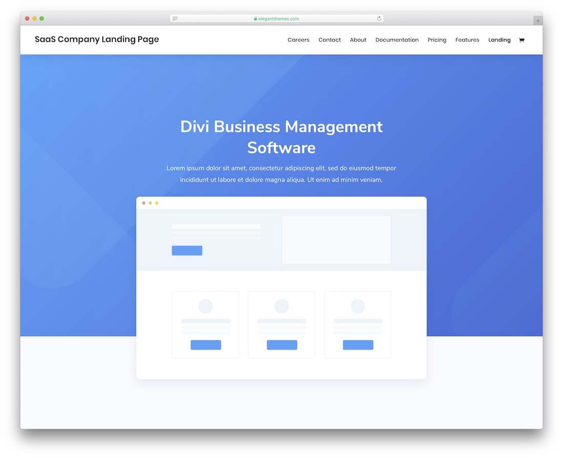 divi technology website template