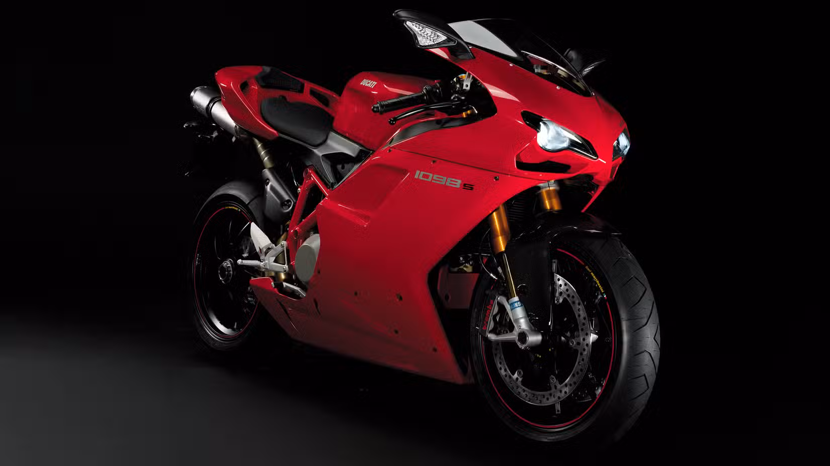 Ducati 1098 front 3/4 studio shot