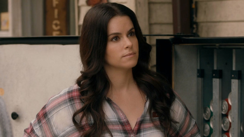 Emily Hampshire as Stevie in Schitt's Creek