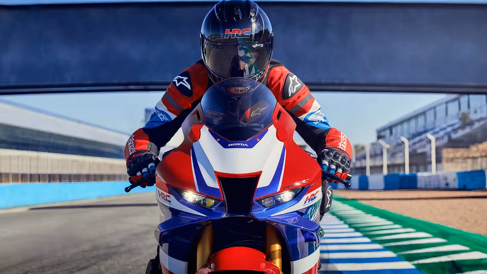 Honda CBR1000RR-R Fireblade SP front fascia close-up shot