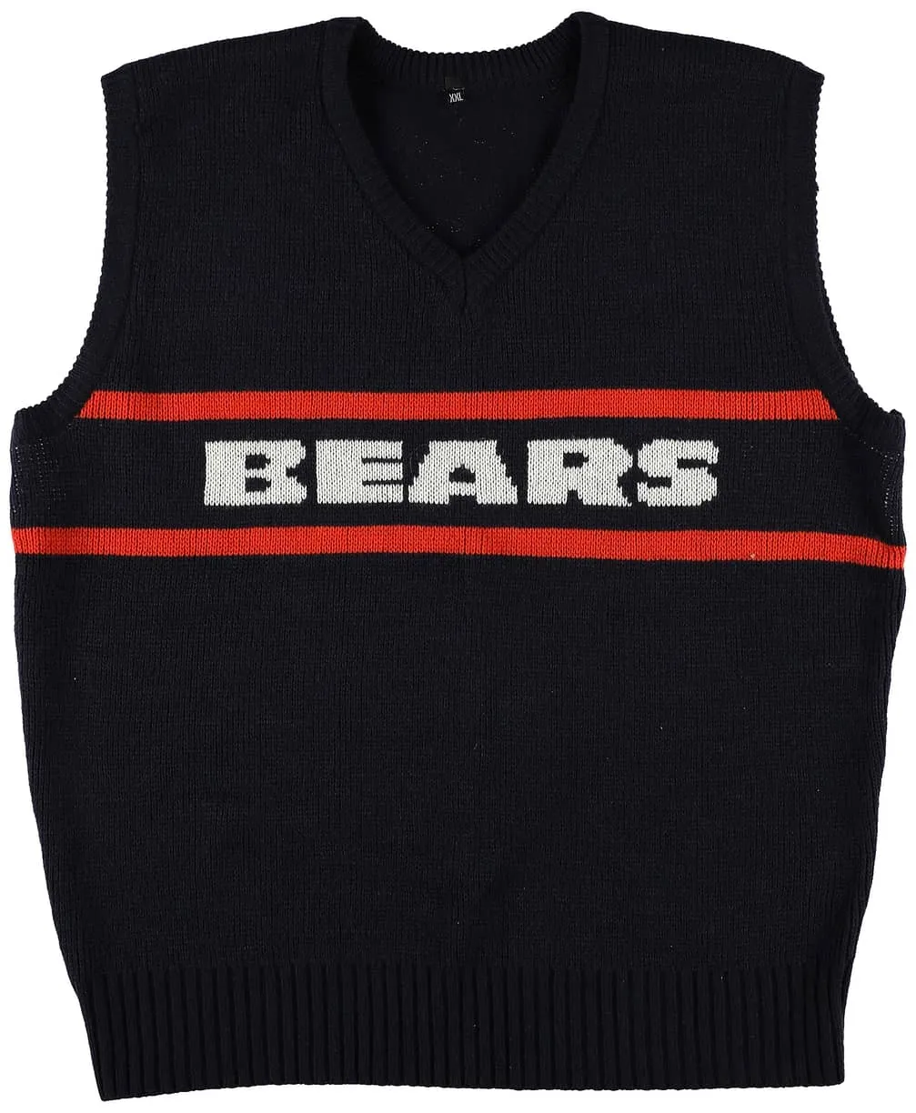 Image may contain Clothing Vest Knitwear Sweater Cap Hat and Tank Top