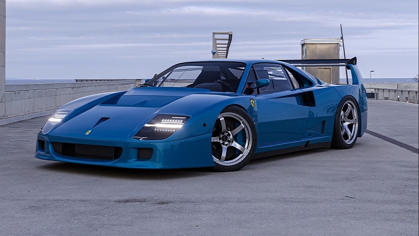Ferrari F40 - Rendering
