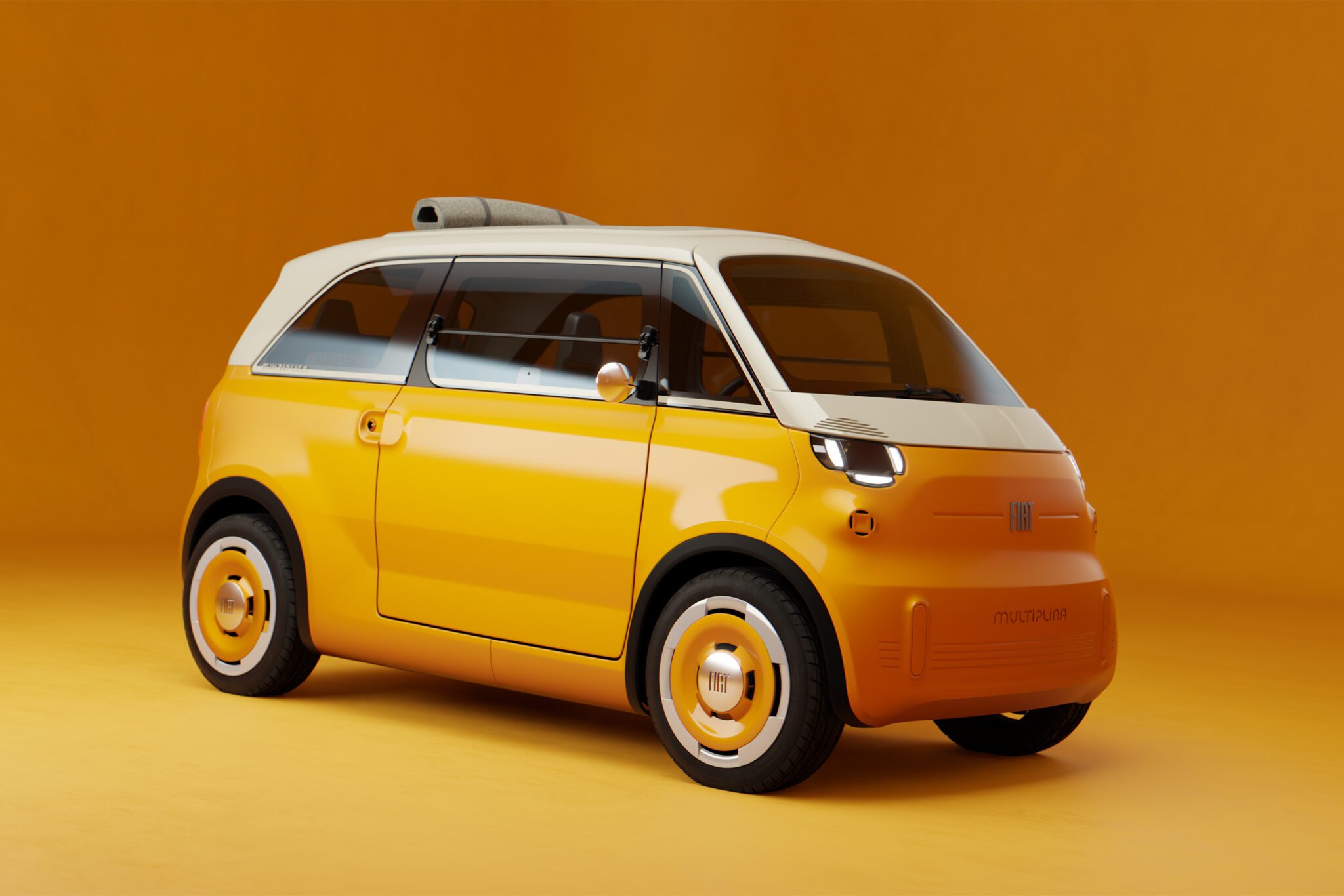 Fiat Multiplina bridges Topolino and conventional cars