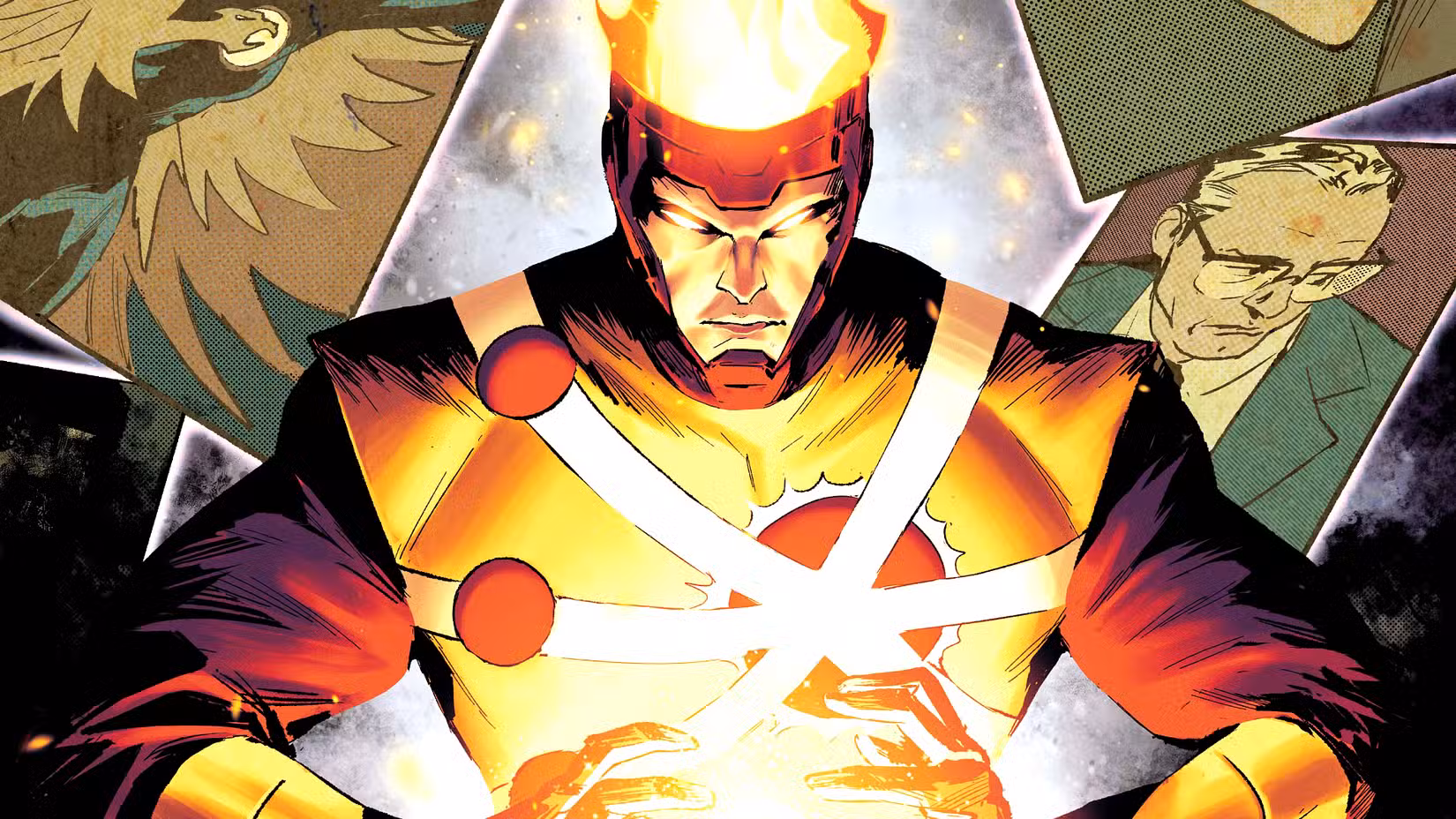 Firestorm gathers energy with his hands in DC Comics
