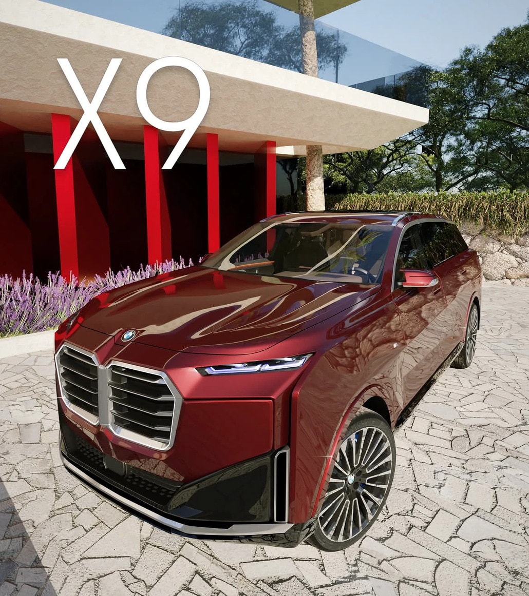 First-Ever BMW X9 Wants To Be the Cadillac Escalade’s Worst Nightmare – Rendering