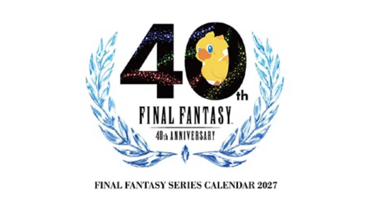 First Final Fantasy Series 40th Anniversary 2027 Calendar Art Shared