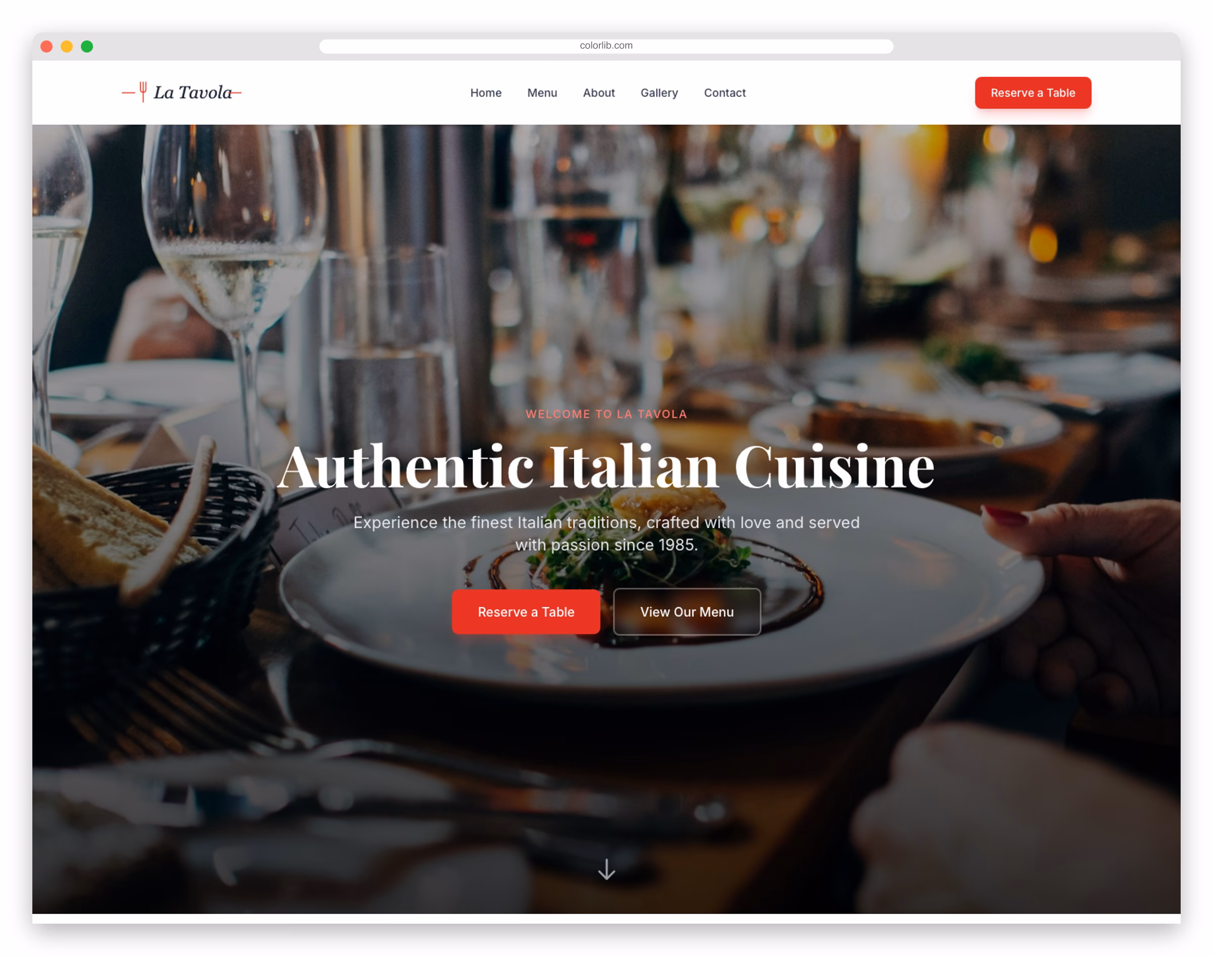 Flavor - Free Tailwind CSS Restaurant Website Template