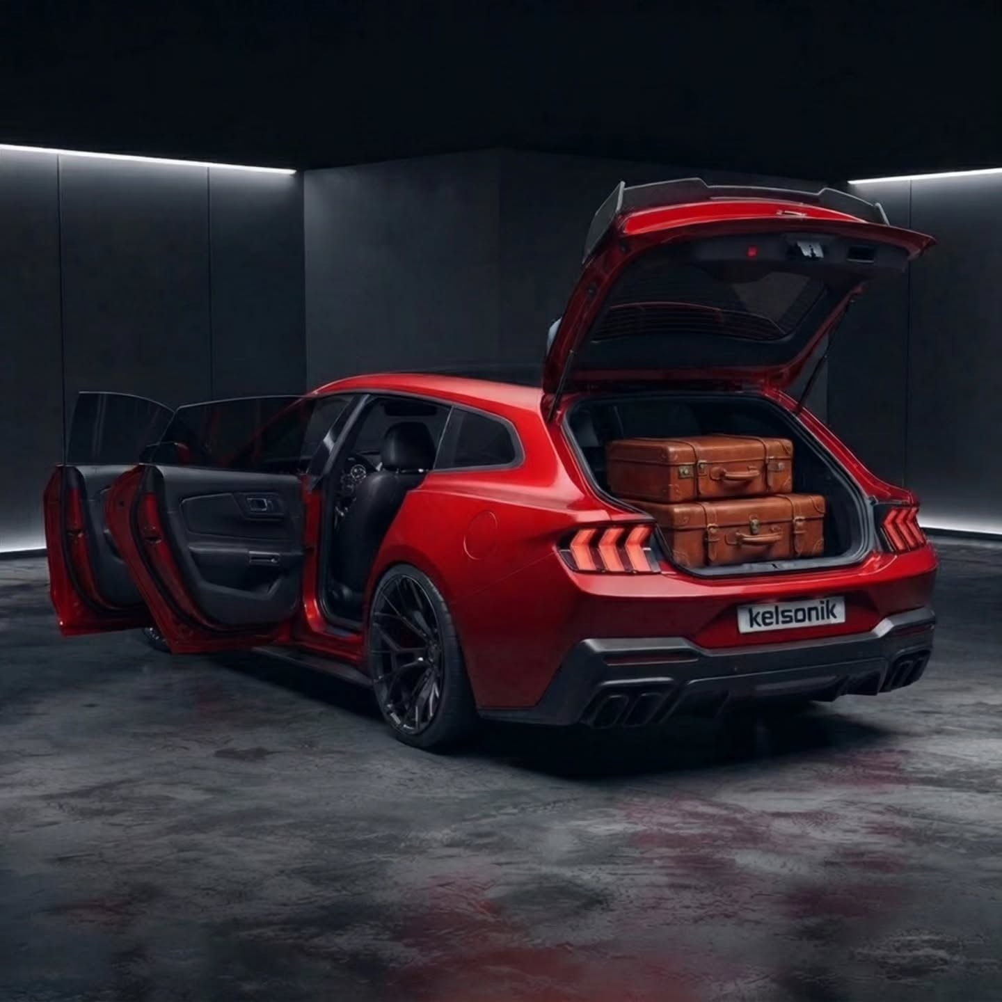 Ford’s S 650 Mustang Becomes a Lot A Lot More Practical in Fantasy Land With New Wagon Body Design
