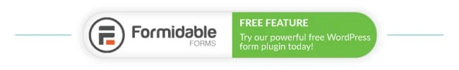 Formidable Forms Free WordPress Plugin