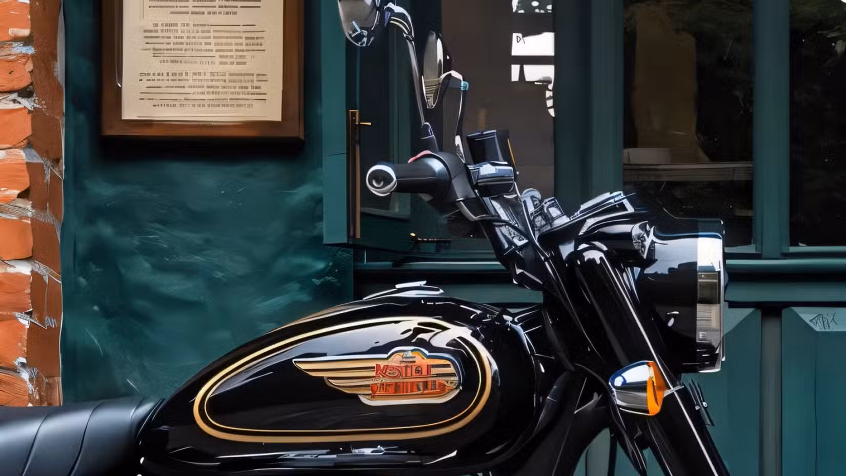 Royal Enfield Bullet 650 tank close-up