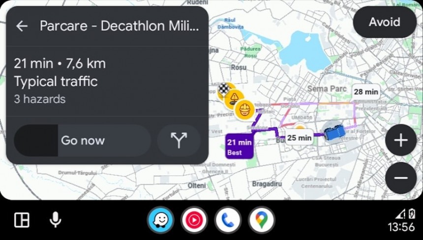 Android Auto screenshot Android Auto screenshot