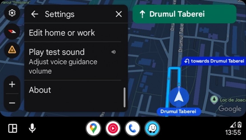 Android Auto screenshot Android Auto screenshot