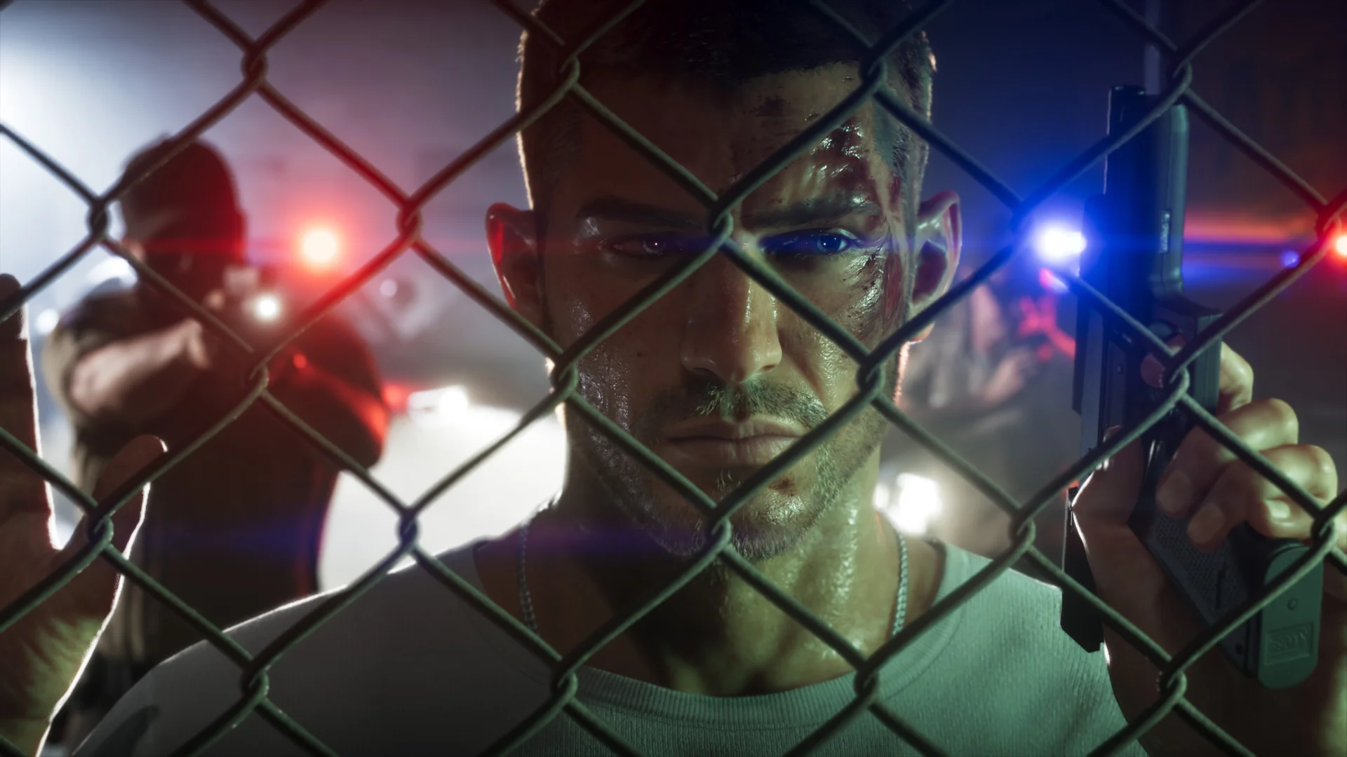 Jason being arrested in GTA 6.