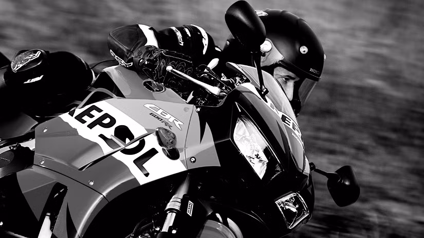 Honda CBR600RR Repsol Front Closeup Shot On Track