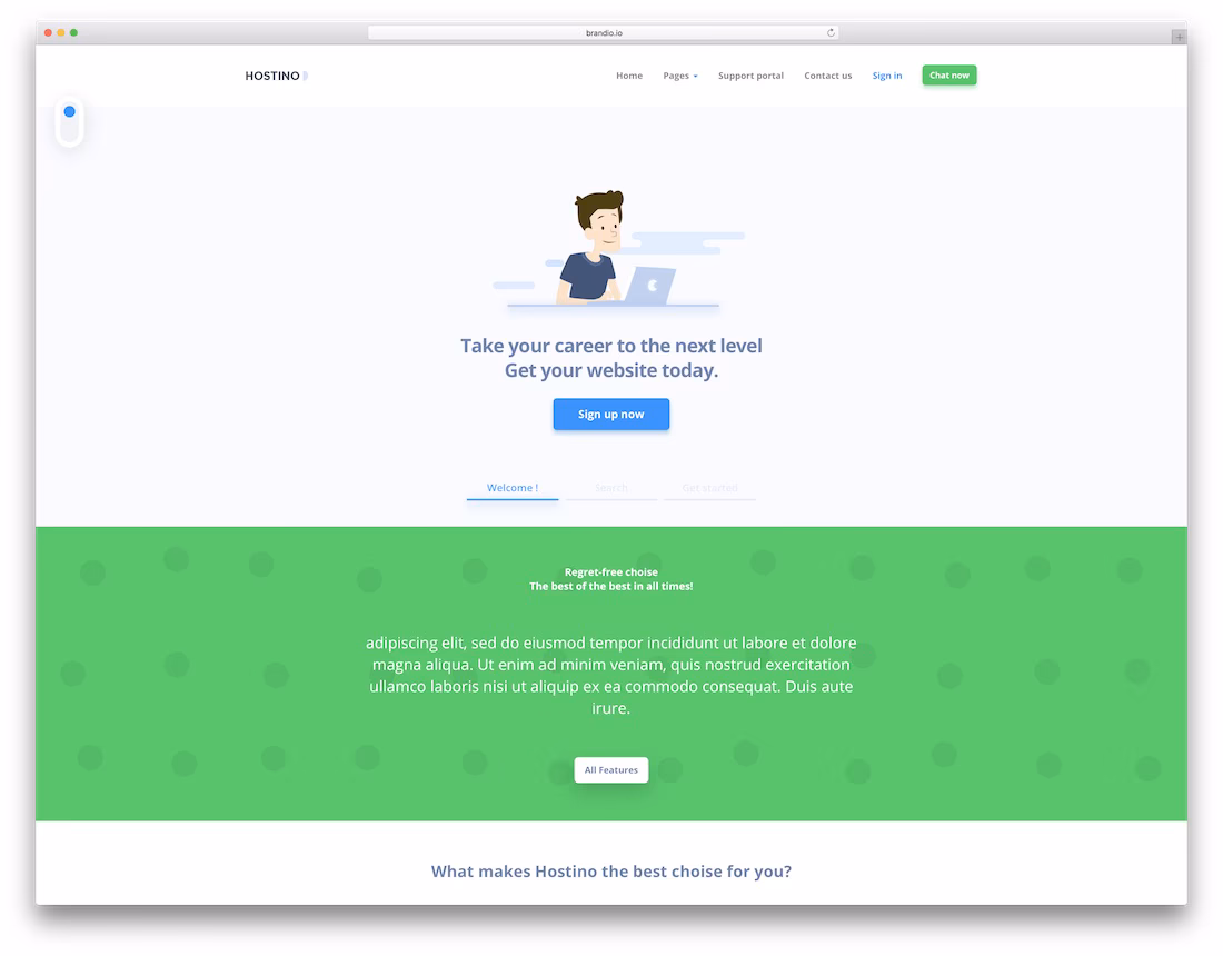 hostino technology website template