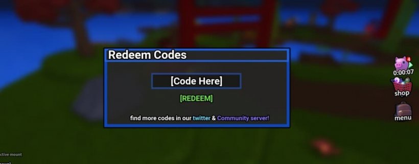 roblox dig it code redemption window
