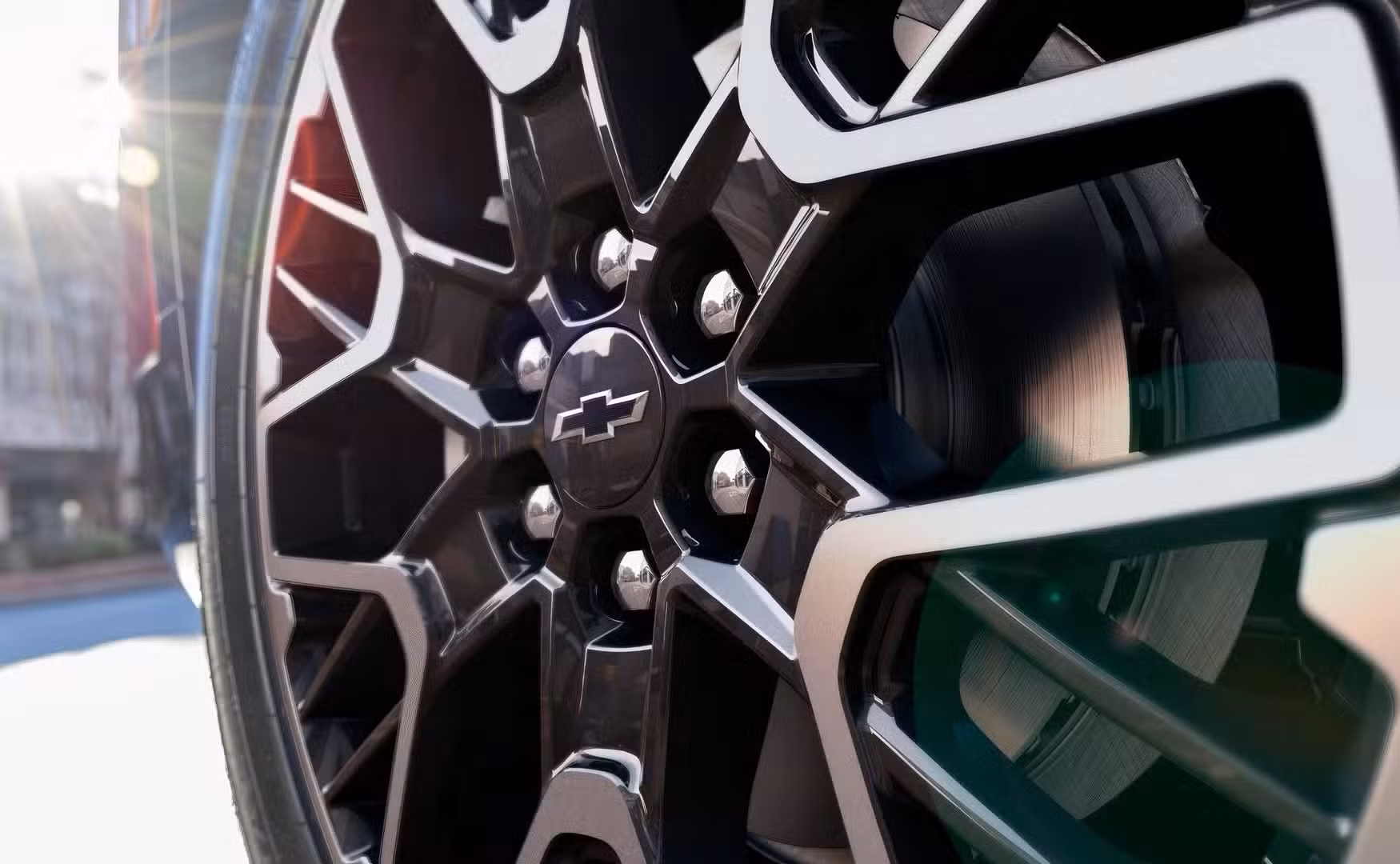 Close-up shot of 2026 Chevrolet Blazer RS wheel