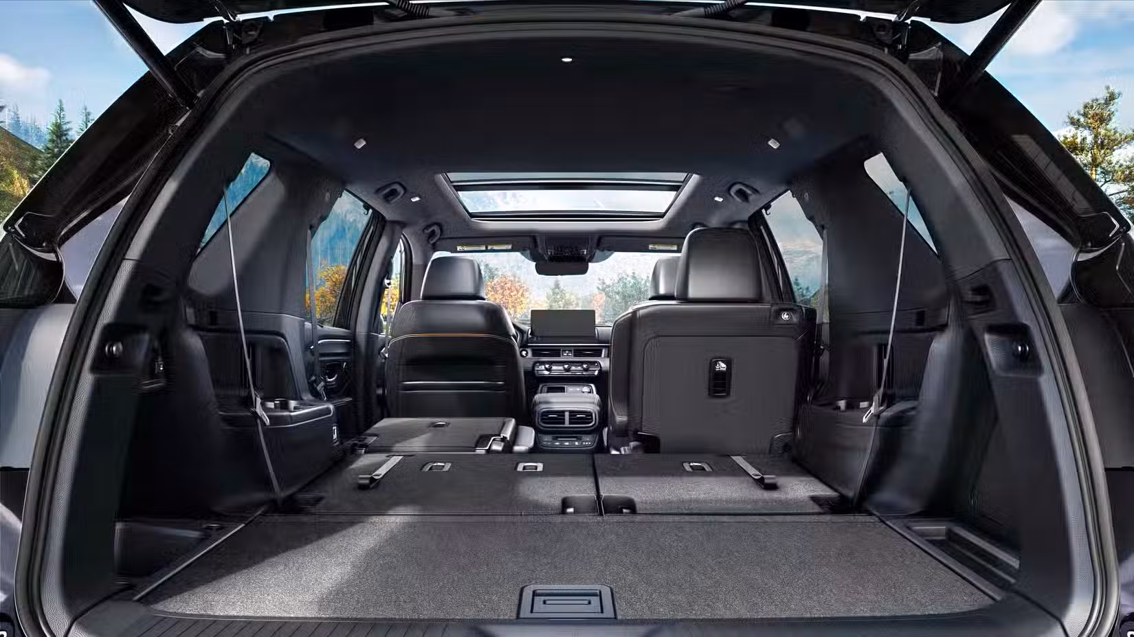 2026 Honda Pilot rear shot showing cargo area