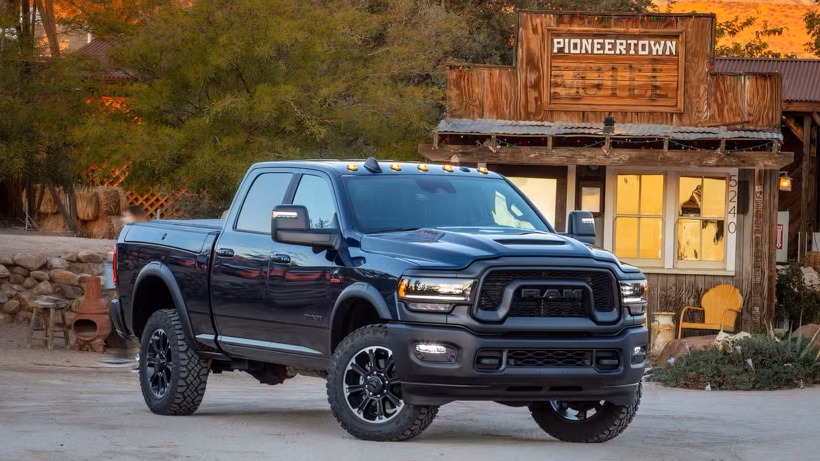 2025 Ram 2500 in black parked