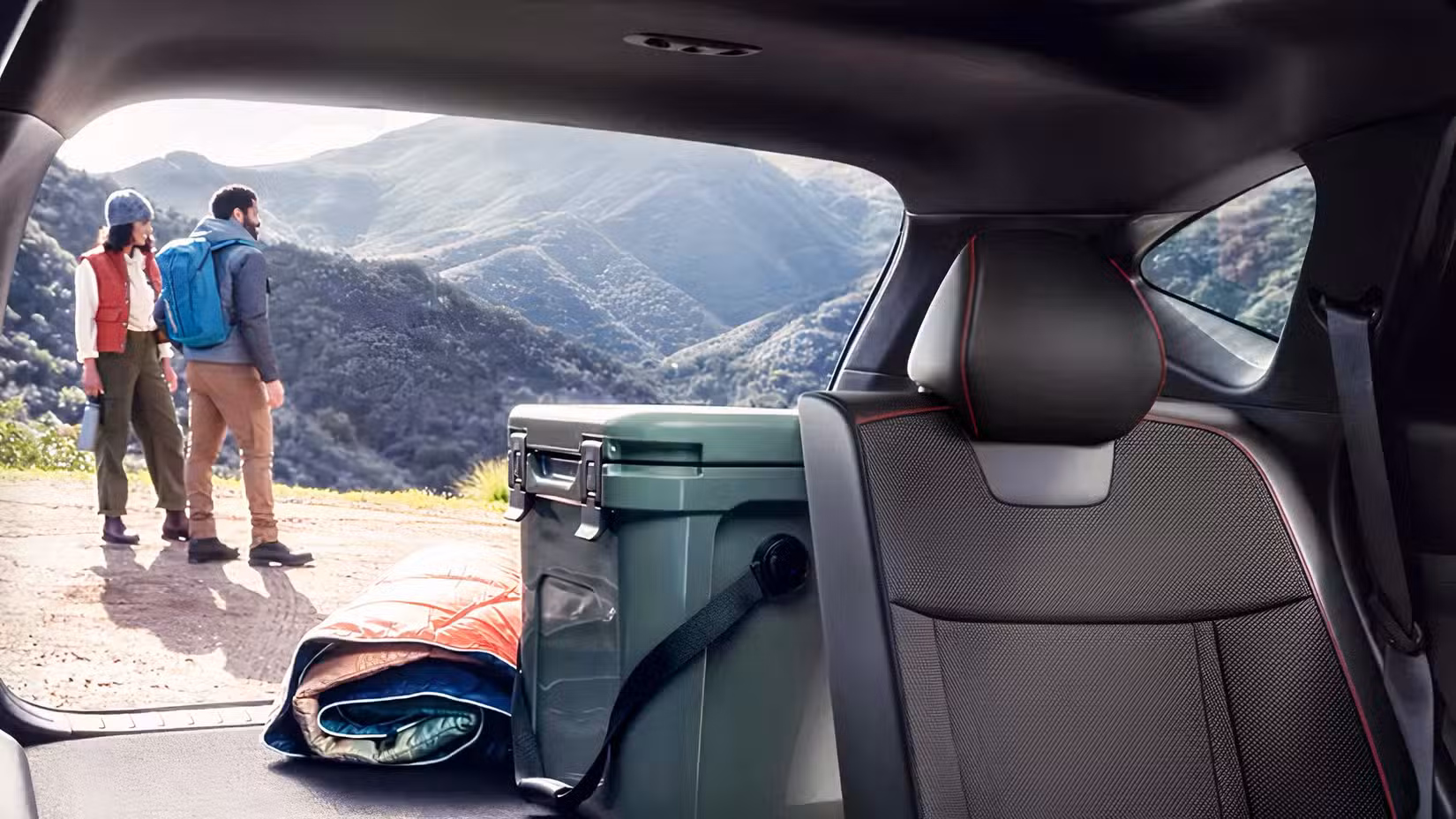 Shot of 2026 Hyundai Tucson Hybrid cargo area