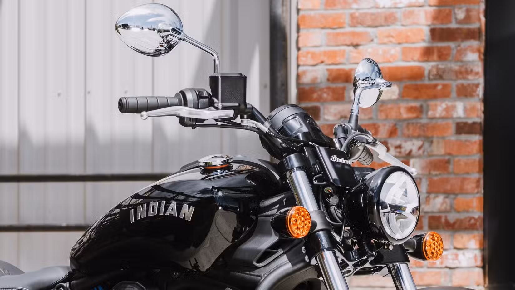 2026 Indian Scout Bobber fuel tank close-up shot