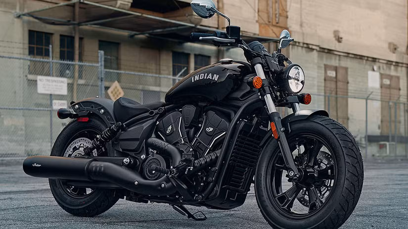 Beauty shot of a 2026 Indian Scout Sixty Bobber