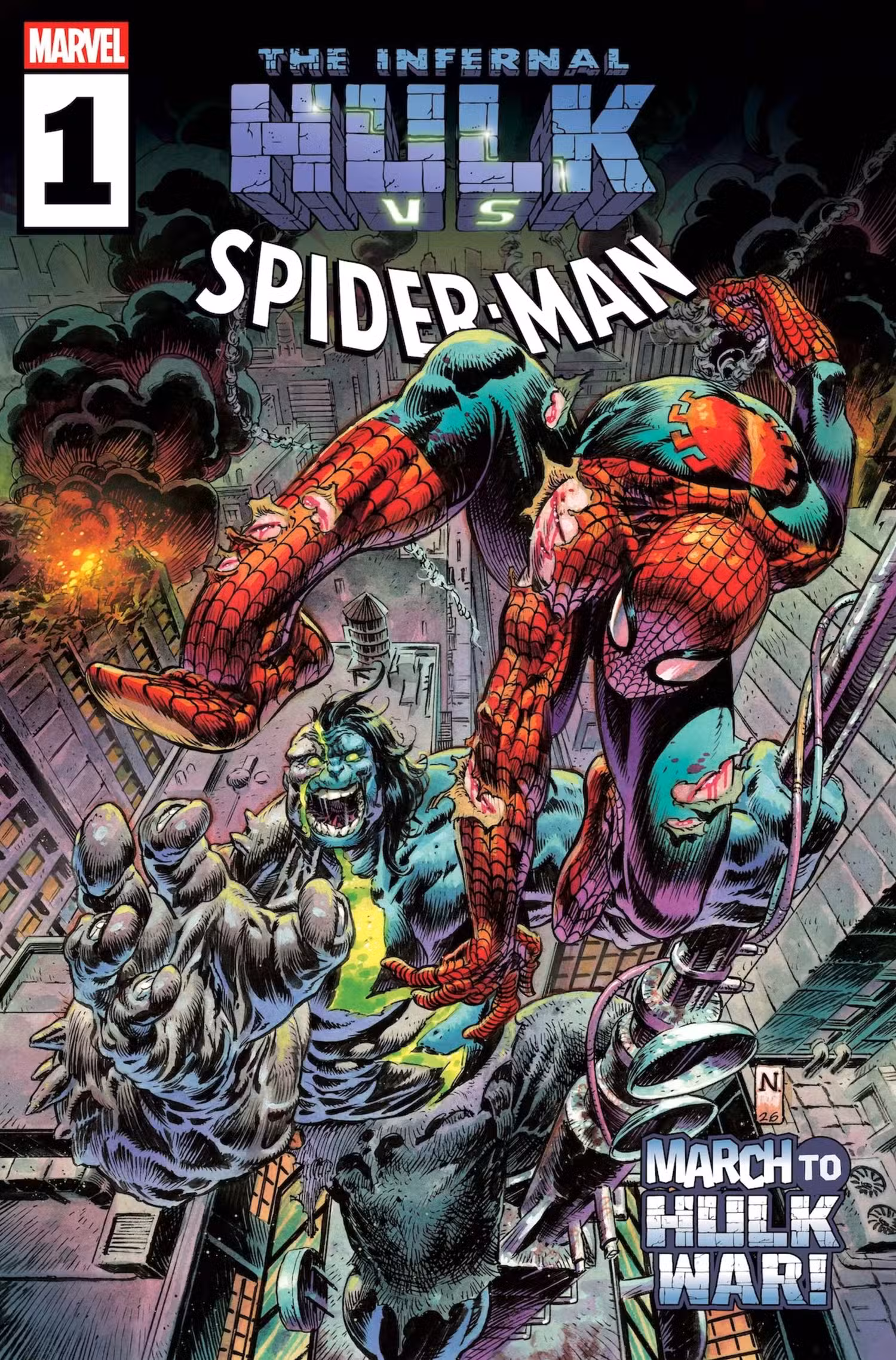 INFERNAL HULK VS SPIDER-MAN