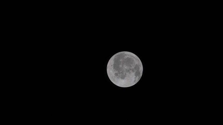 Photo of Earth's moon taken during the Artemis II mission.