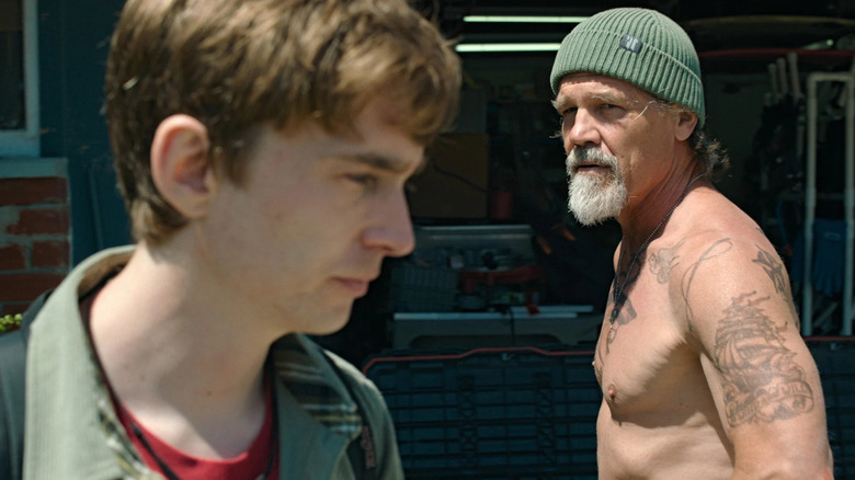 Jay Gardiner and Mitt Gardiner have a tense moment in Whalefall