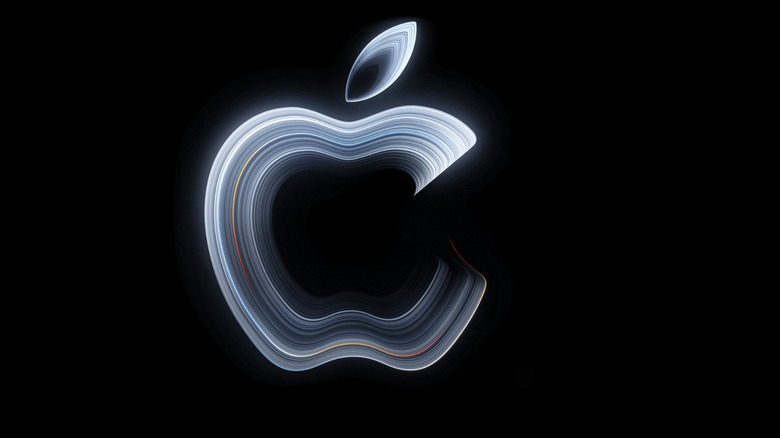 An Apple Logo.