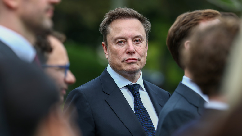 A man in  suit