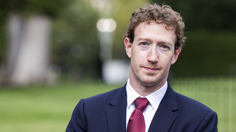 Mark Zuckerberg in a suit.