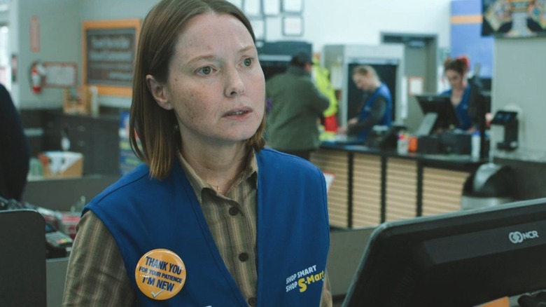 Margaret White working at S-Mart in Carrie