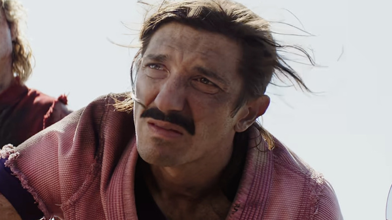 Andrew Schulz looking concerned as Dan Hibiki in Street Fighter (2026)
