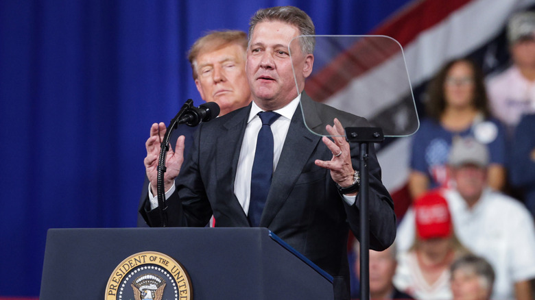 Audi CEO Gernot Döllner with Donald Trump