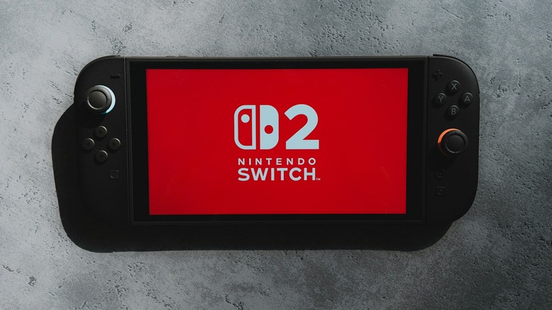 A Nintendo Switch 2 video game console.