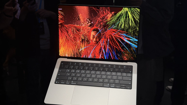 Apple's MacBook Pro with OLED.