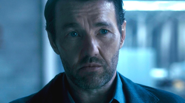 Joel Edgerton as Jason Dessen in his hand in Dark Matter