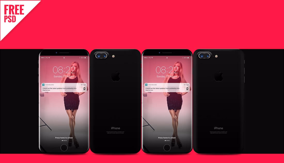 iphone 8 design mockup psd free download