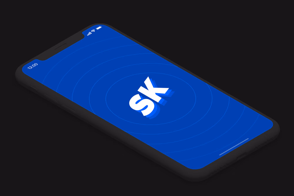 iphone x isometric mockup