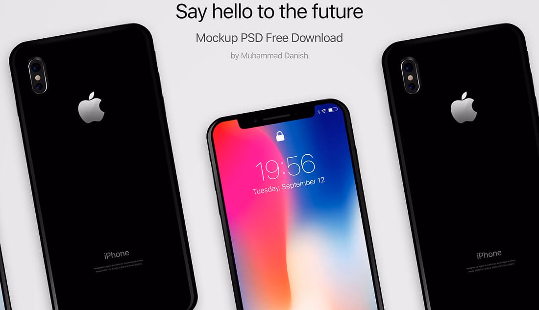 iphone x mockup psd free download