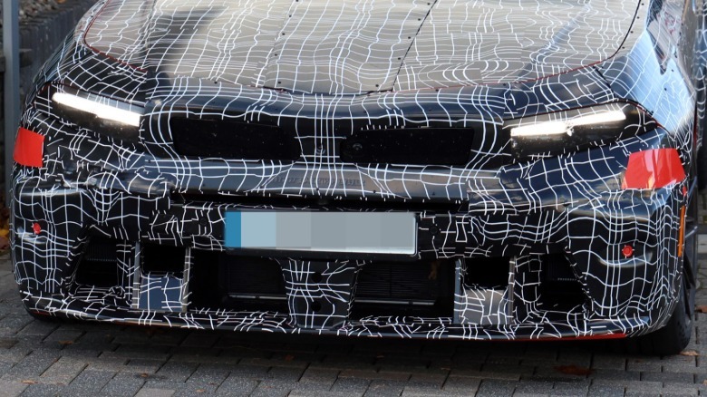 BMW M5 sedan prototype spy shot