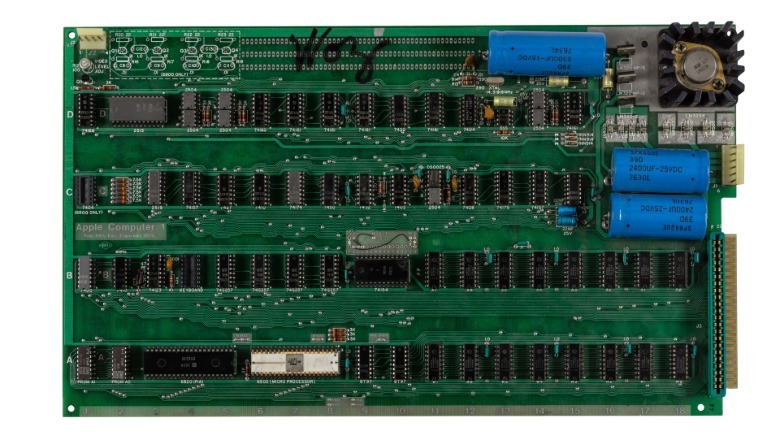Apple I computer wigned by woz Hatfield