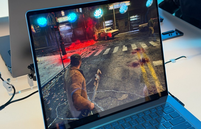 Gears of War: E-Day running on a Surface Laptop Ultra.