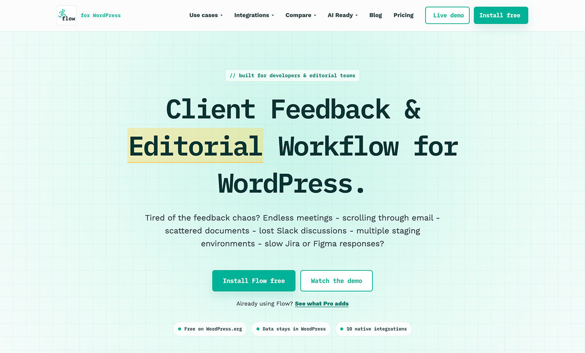 Jumplinks Flow's website.